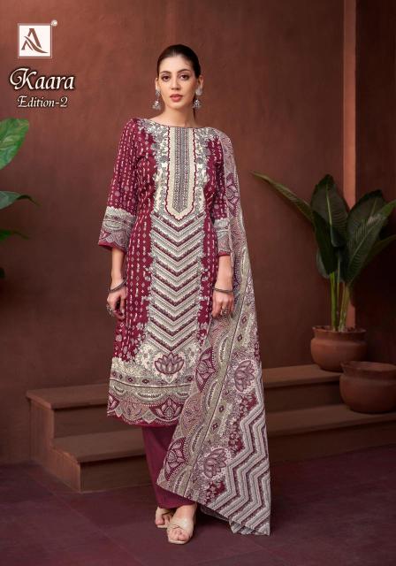 Alok suit kaara 2 Cotton dress material wholesale