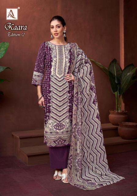 Alok suit kaara 2 Cotton dress material wholesale