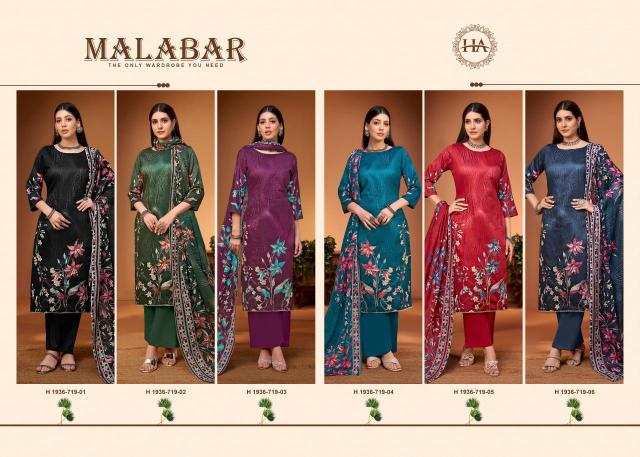 Alok suit malabar Affordable dress material wholesalers in Kolkata