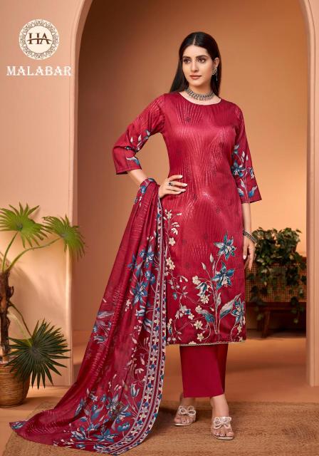Alok suit malabar Affordable dress material wholesalers in Kolkata
