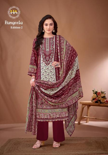 Alok suit rangeela 2 Latest designs in wholesale dress materials