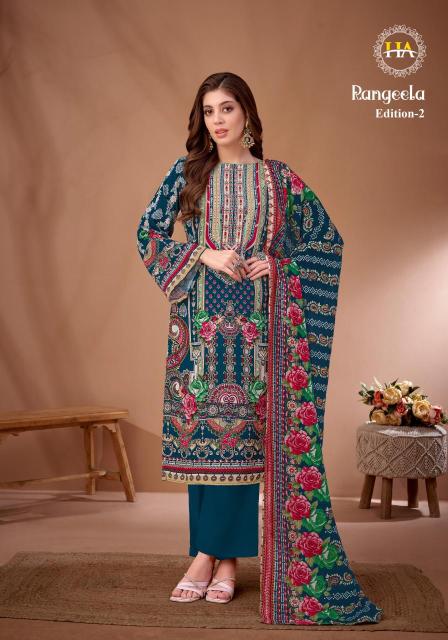 Alok suit rangeela 2 Latest designs in wholesale dress materials
