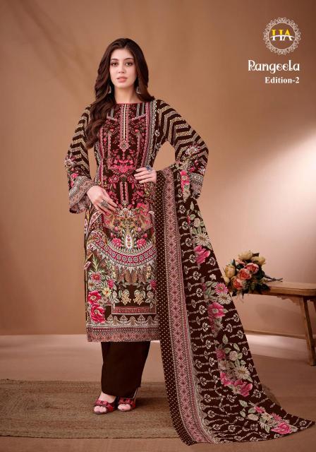Alok suit rangeela 2 Latest designs in wholesale dress materials