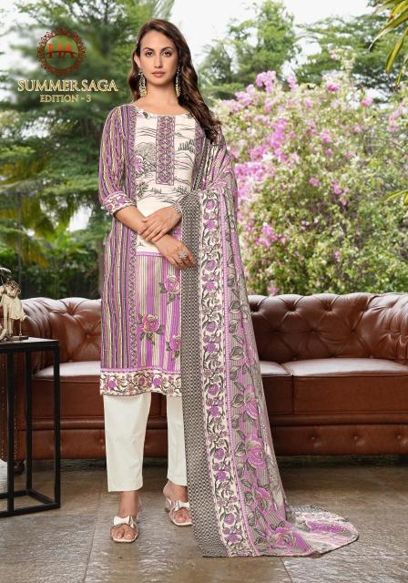 Alok suit summer saga 3 Wholesale dress material suppliers