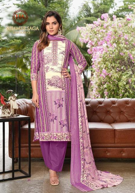 Alok suit summer saga 3 Wholesale dress material suppliers