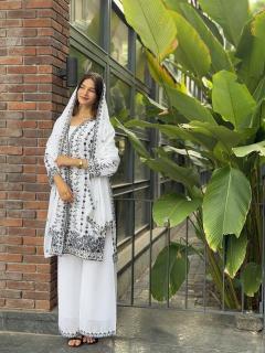 Astha faux georgette Salwar Kameez manufacturers in Bangalore