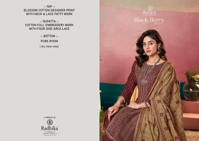 Azara black berry 17 Dress material wholesale market in Mumbai