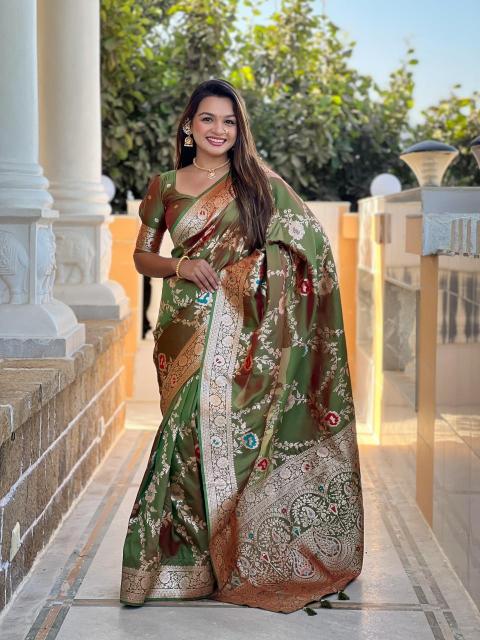 Banarasi-1 soft banarasi silk Wholesale Saree delaer in india
