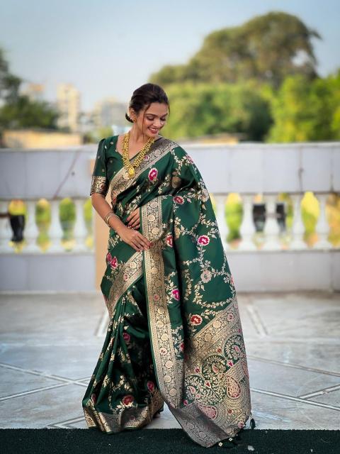 Banarasi-1 soft banarasi silk Wholesale Saree delaer in india