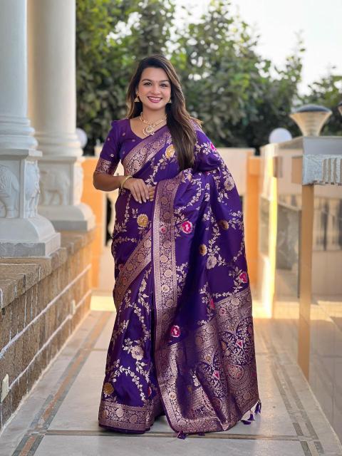Banarasi-1 soft banarasi silk Wholesale Saree delaer in india