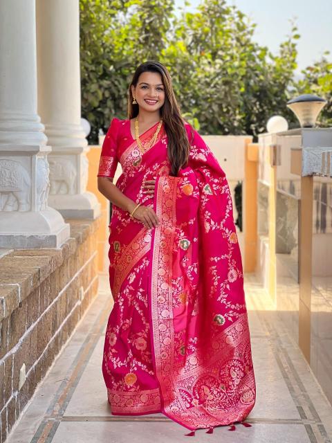 Banarasi-1 soft banarasi silk Wholesale Saree delaer in india