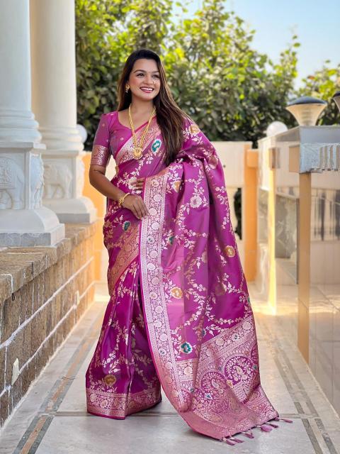 Banarasi-1 soft banarasi silk Wholesale Saree delaer in india