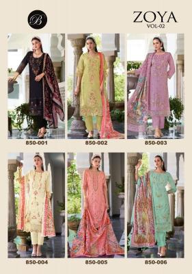 Belliza designer studio zoya vol 2 Wholesale dress materials for boutique in surat