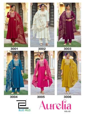 Blue hills aurelia vol 3 Kurti Manufacturers in Ahmedabad