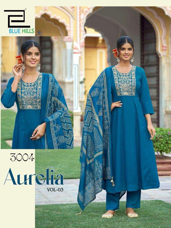 Blue hills aurelia vol 3 Kurti Manufacturers in Ahmedabad
