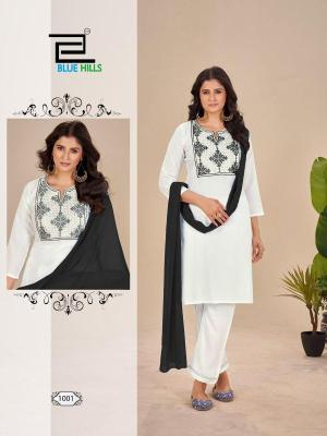 Blue hills black and white vol 14 Kurti wholesale prices in Bangalore