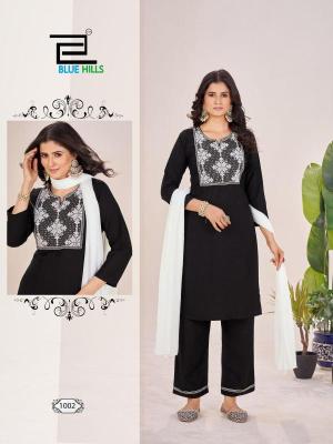 Blue hills black and white vol 14 Kurti wholesale prices in Bangalore