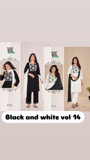 Blue hills black and white vol 14 Kurti wholesale prices in Bangalore