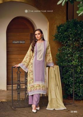 Cross stitch the hermitage Dress materials wholesaler in Ahmedabad