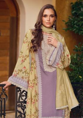 Cross stitch the hermitage Dress materials wholesaler in Ahmedabad