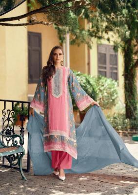 Cross stitch the hermitage Dress materials wholesaler in Ahmedabad