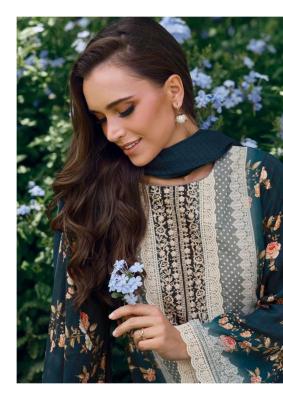 Cross stitch the hermitage Dress materials wholesaler in Ahmedabad