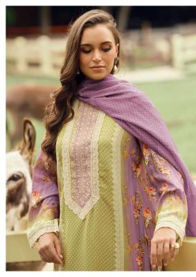 Cross stitch the hermitage Dress materials wholesaler in Ahmedabad