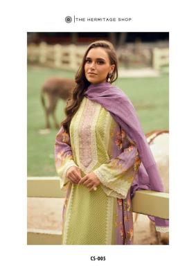 Cross stitch the hermitage Dress materials wholesaler in Ahmedabad