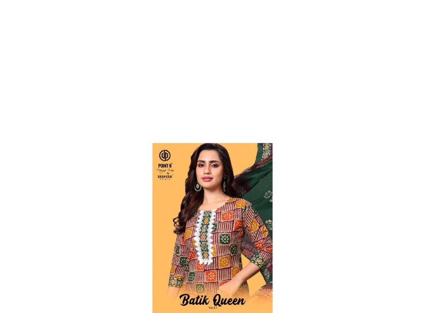Deeptex Batik Queen Vol-1 – Kurti Pant With Dupatta - Wholesale manufactures in Surat