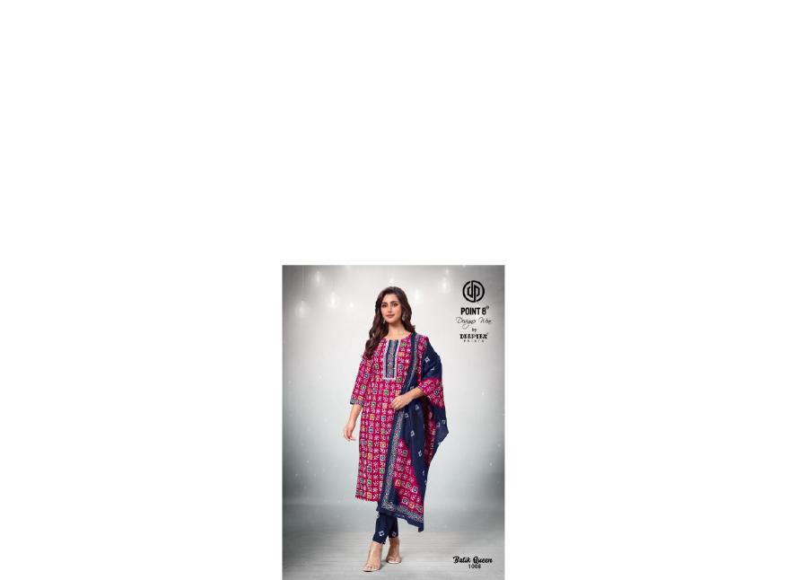 Deeptex Batik Queen Vol-1 – Kurti Pant With Dupatta - Wholesale manufactures in Surat