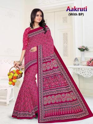 Devson aakruti cotton printed Bulk saree suppliers in Bangalore