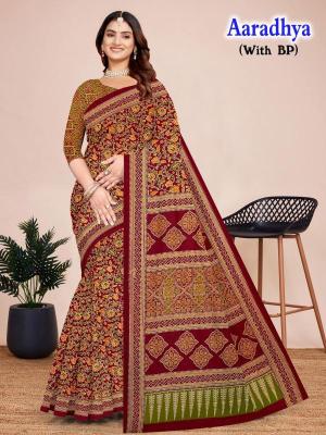 Devson aaradhya cotton printed Indian saree suppliers in Bangalore