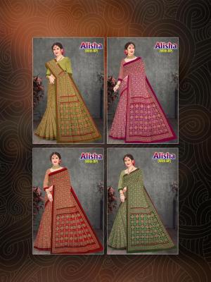 Devson alisha cotton printed Designer sarees in bulk in Bangalore