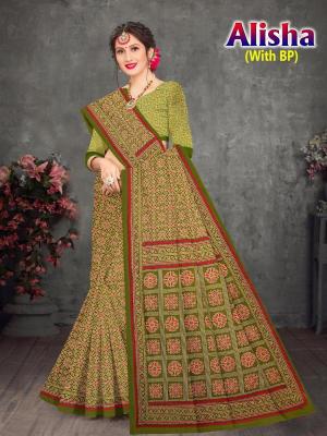 Devson alisha cotton printed Designer sarees in bulk in Bangalore