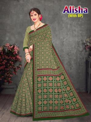 Devson alisha cotton printed Designer sarees in bulk in Bangalore