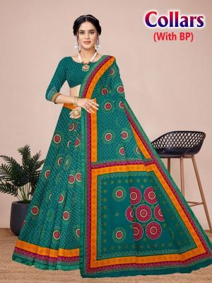 Devson collars cotton printed Saree manufacturers in Bangalore