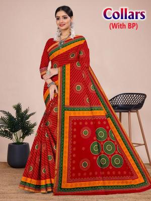 Devson collars cotton printed Saree manufacturers in Bangalore