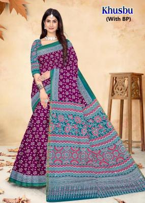 Devson khusbu cotton printed Wholesale saree market in Bangalore