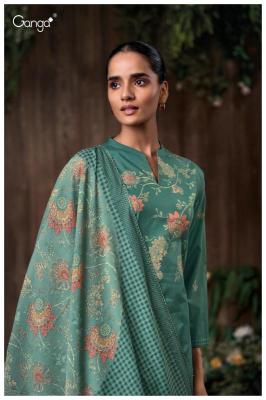 Ganga bidita 3619 Cotton dress materials in Kolkata