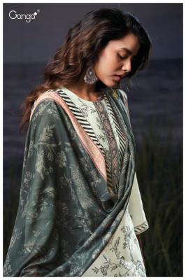 Ganga charlotte 3549  Designer dress materials in Kolkata