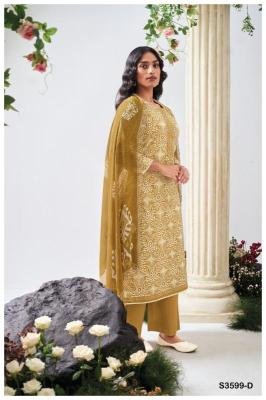Ganga christa 3599 Surat textile market dress materials