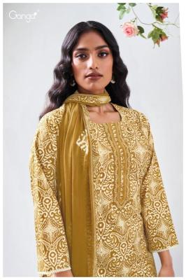Ganga christa 3599 Surat textile market dress materials