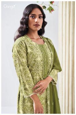 Ganga christa 3599 Surat textile market dress materials