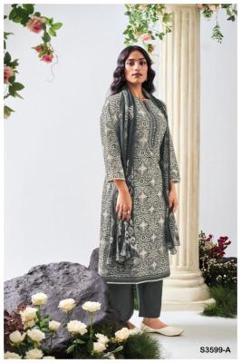 Ganga christa 3599 Surat textile market dress materials