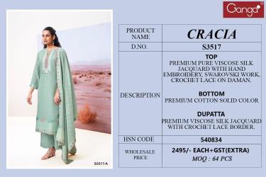 Ganga cracia 3517 Bulk dress materials supplier