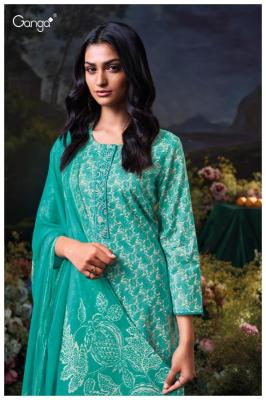 Ganga fiora 3598  Wholesale dress material suppliers