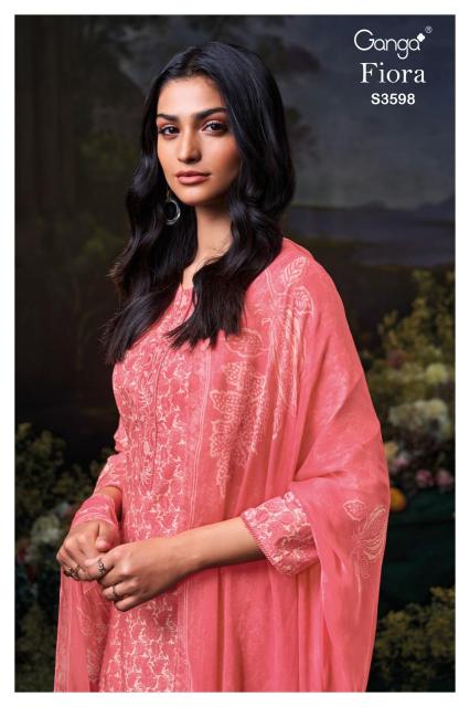 Ganga fiora 3598  Wholesale dress material suppliers