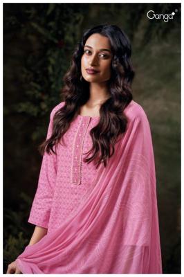 Ganga frinisa 3583 Fancy dress material wholesale