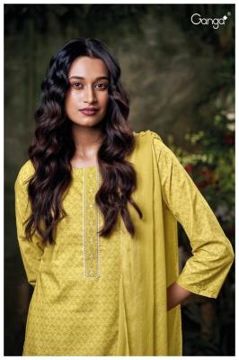 Ganga frinisa 3583 Fancy dress material wholesale