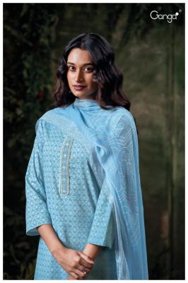 Ganga frinisa 3583 Fancy dress material wholesale